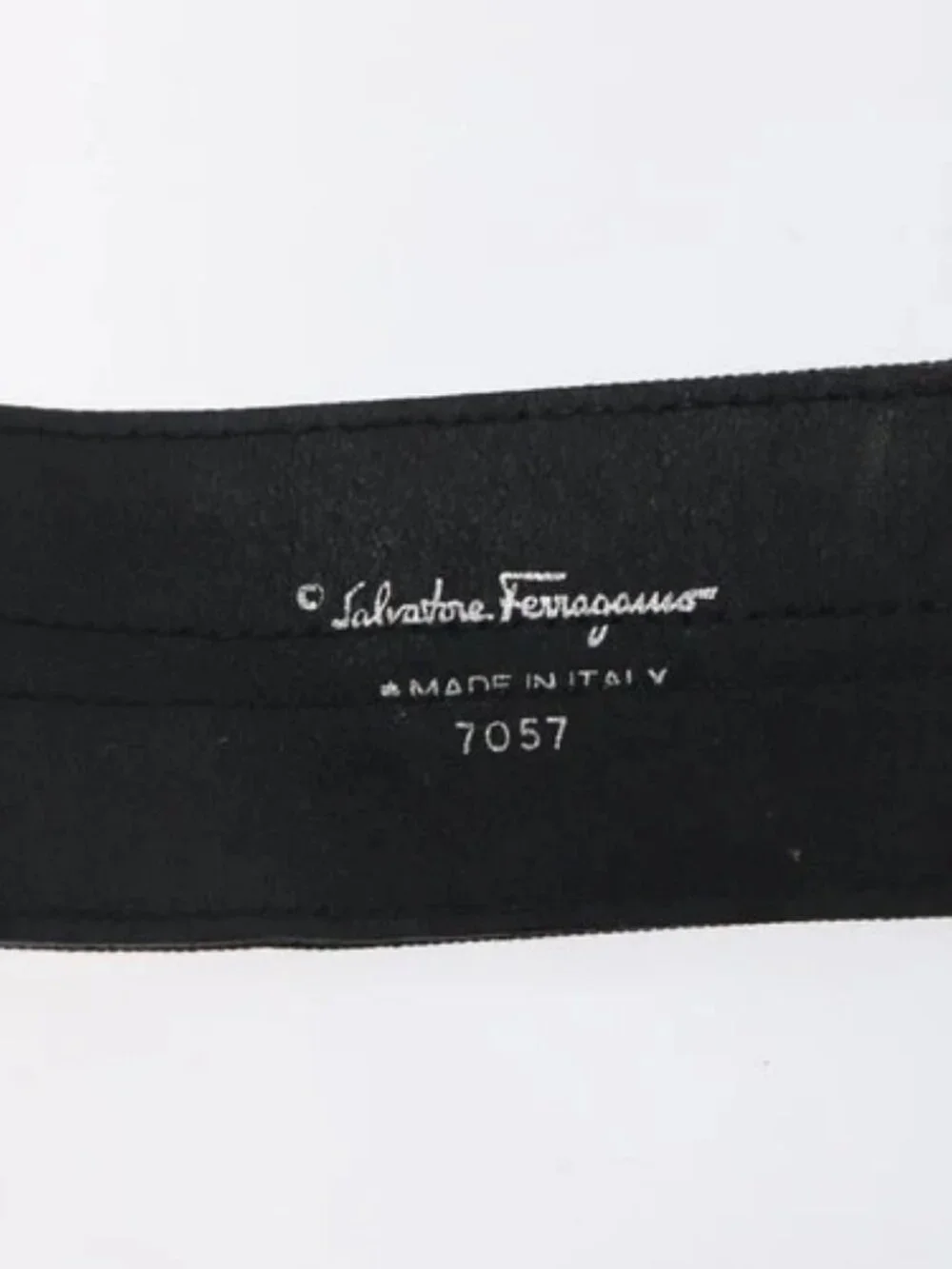 Salvatore Ferragamo Vala Belt Canvas 28.7